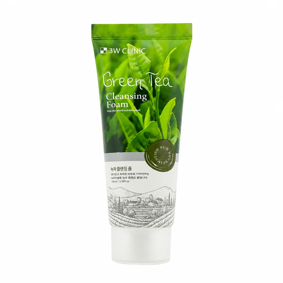 3w Clinic Green Tea Cleansing Foam 100 ml