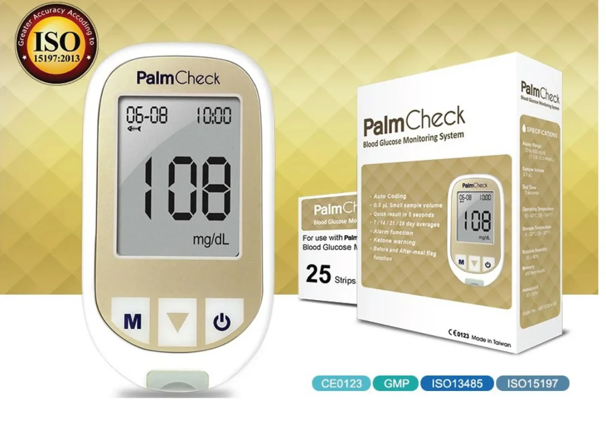 PalmCheck Blood Glucose Monitor