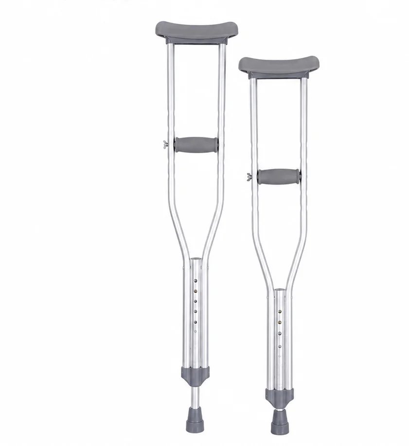 Medical Walking Crutches with Underarm Pad and Hand Grip